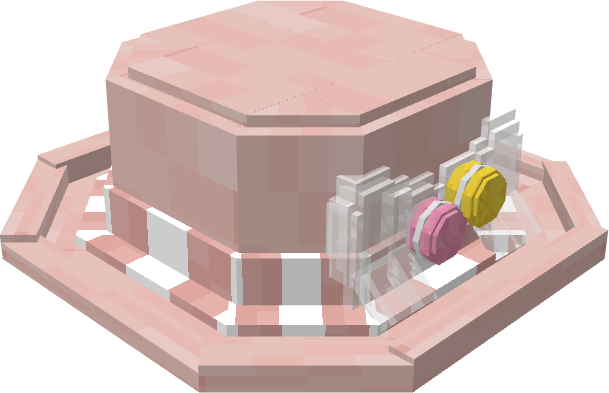 3Dモデル作品 マカロンハット